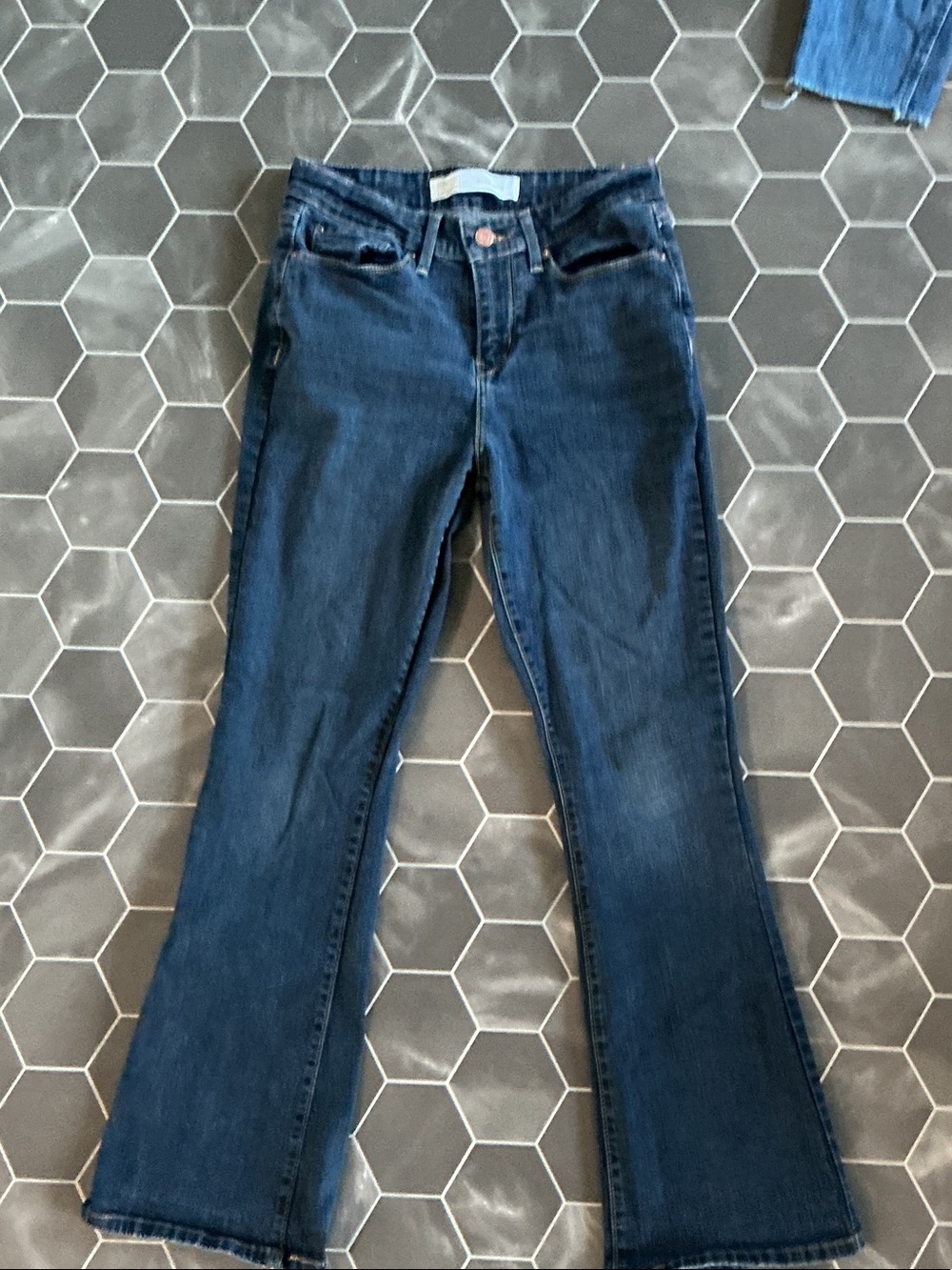 Signature by Levi Strauss Dark Blue Bootcut Stretch Jeans